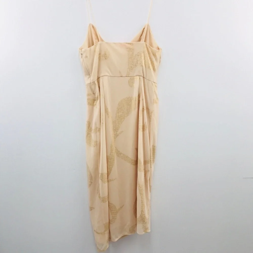 Free People NWOT‎ Party Venus Dress Size 4 Cream/Gold